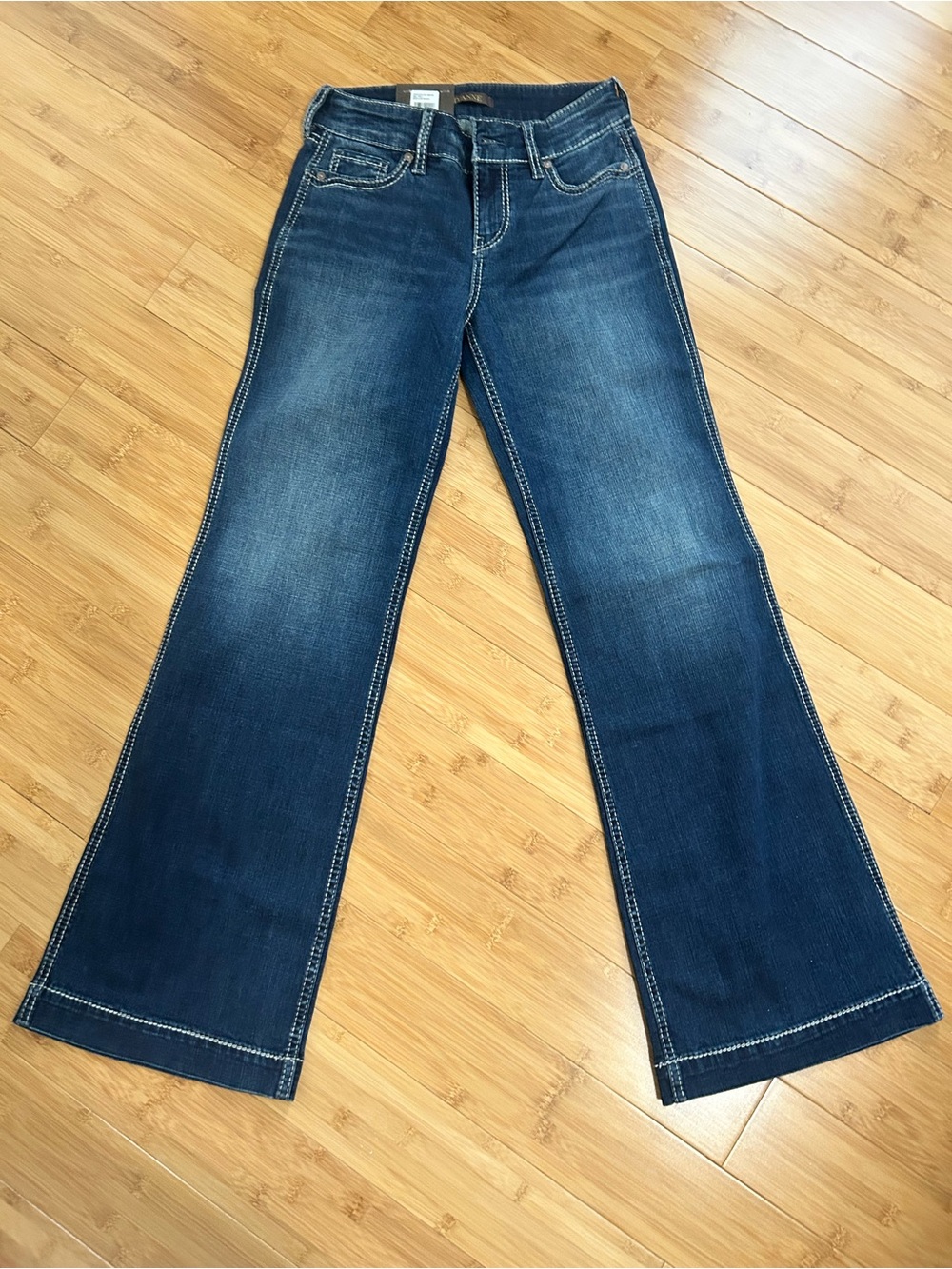 Women’s Dark Blue Bootcut Jeans by SHYANNE 26/32” Classic Denim